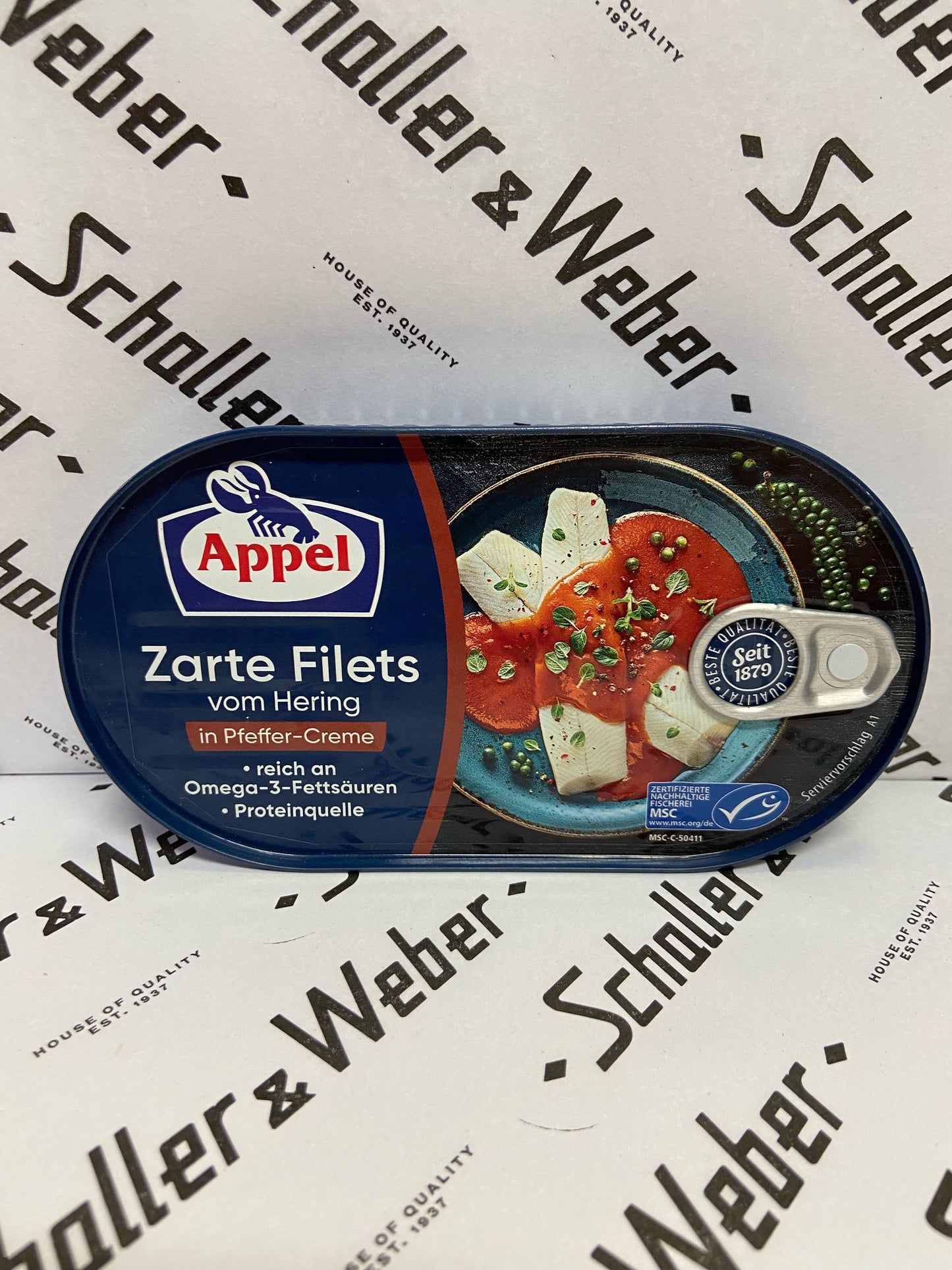 Appel Zarte Filets vom Hering in Pfeffer - Creme 200g - Schaller & Weber