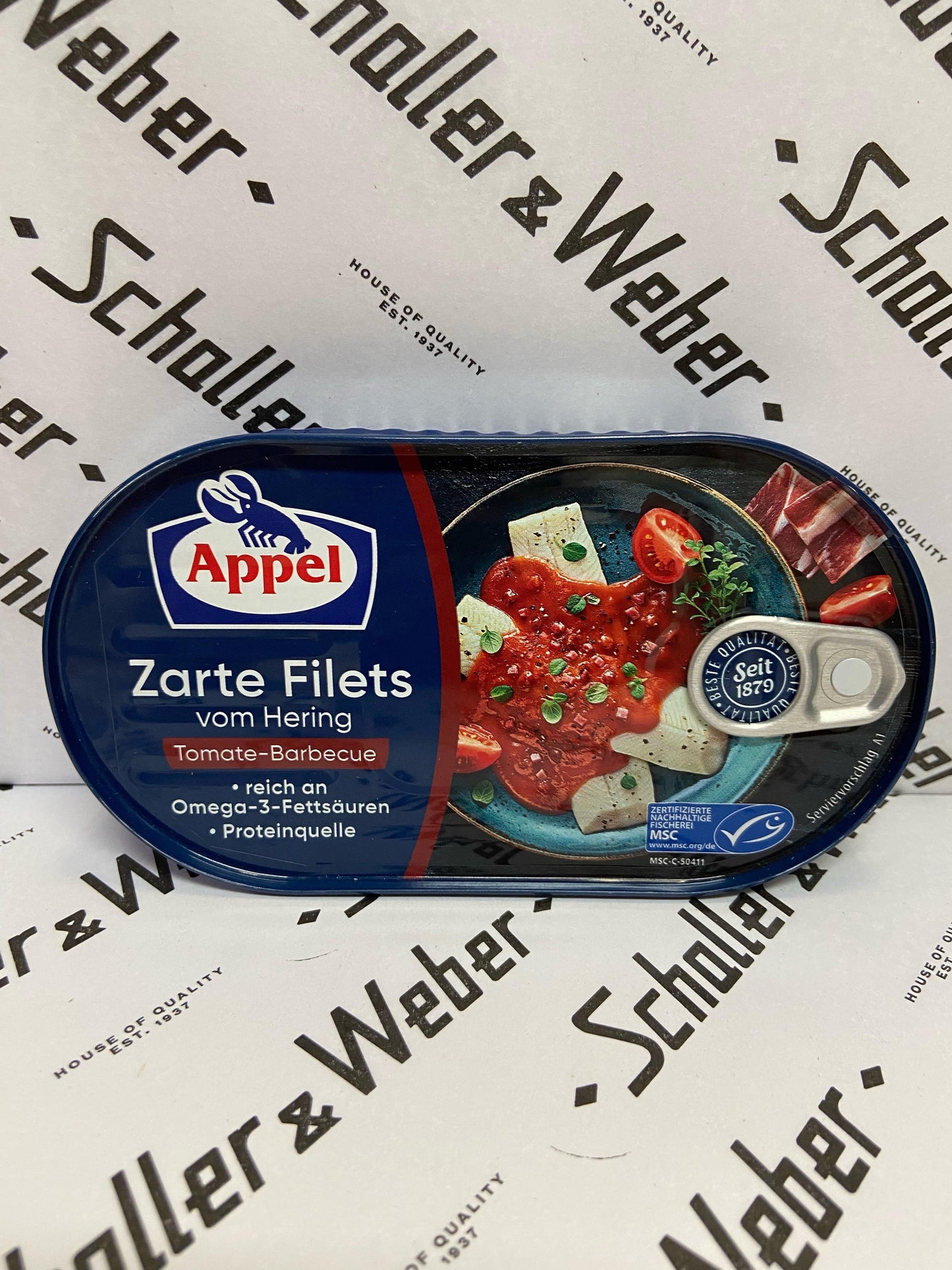 Appel Zarte Filets vom Hering Tomate - Barbeque 200g - Schaller & Weber