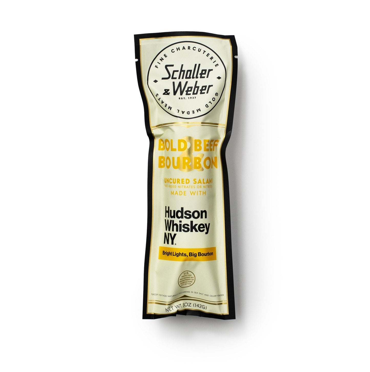 Bold Beef & Bourbon Uncured Salami - Schaller & Weber