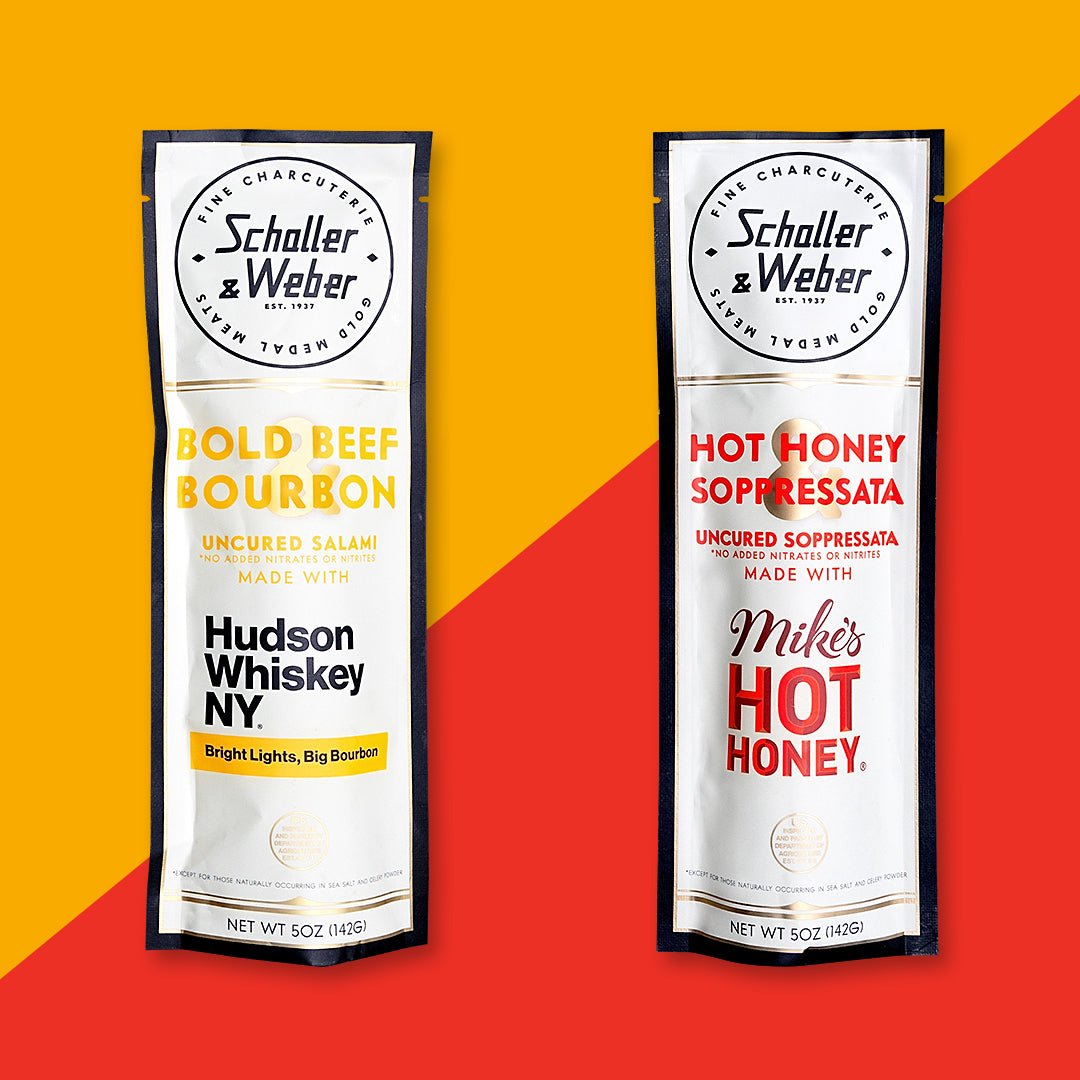 Bold Beef & Bourbon Uncured Salami - Schaller & Weber
