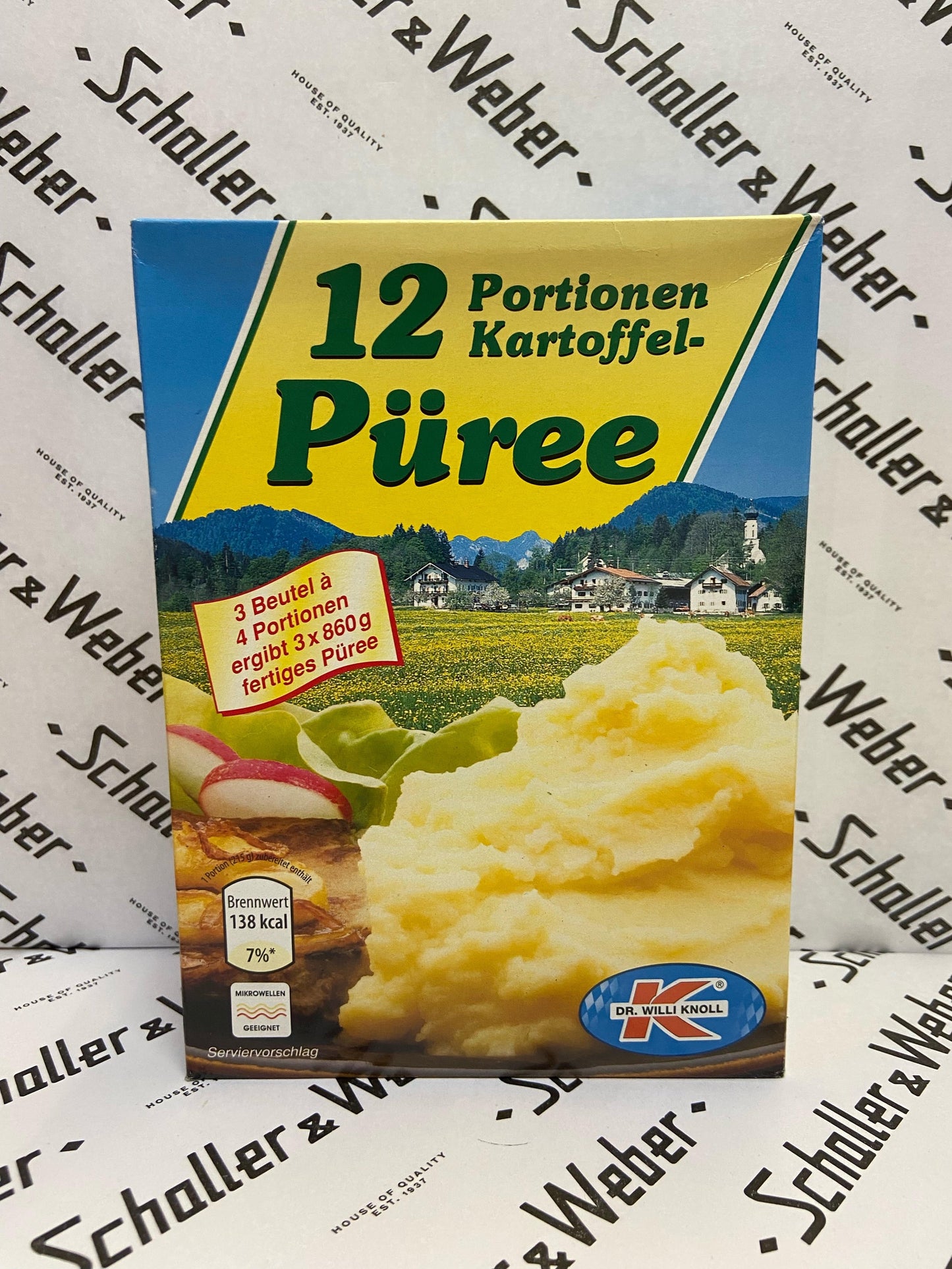 Dr. Knoll 12 Portionen Kartoffel - Püree - Schaller & Weber