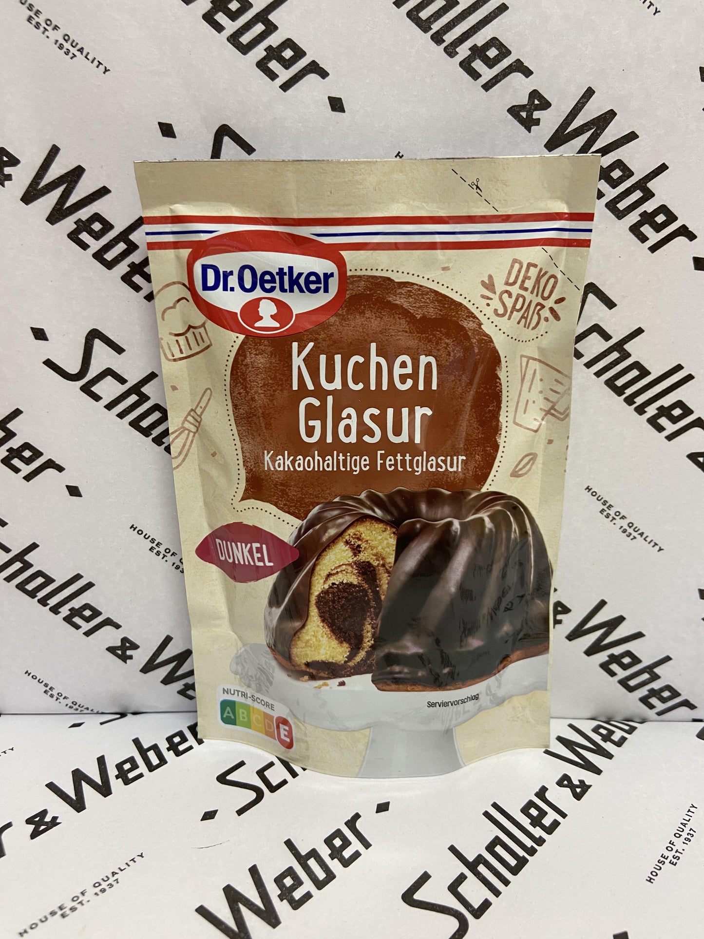 Dr. Oetker Kuchen Glasur Dunkel 150g - Schaller & Weber