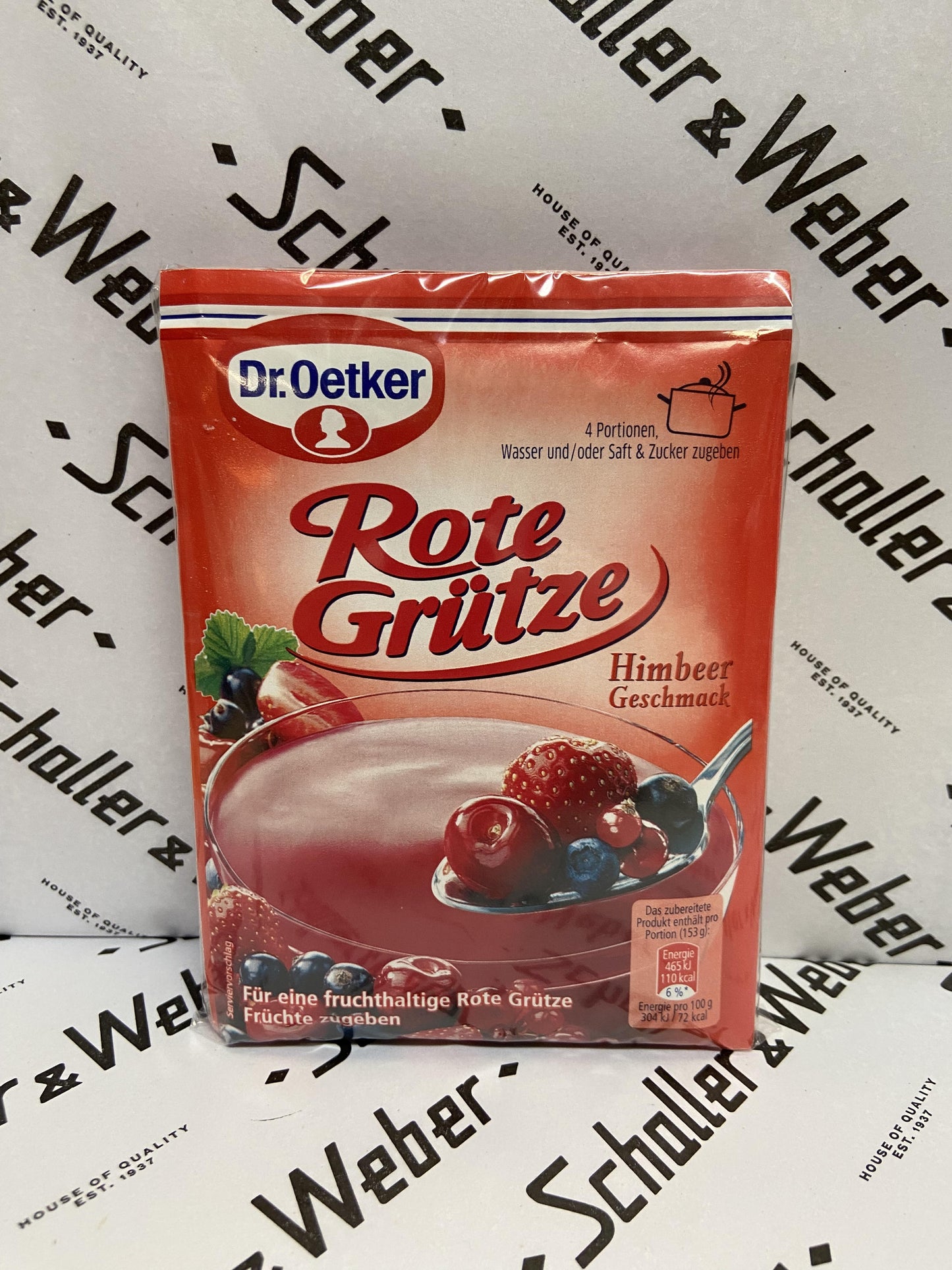 Dr. Oetker Rote Grütze 40g - Schaller & Weber