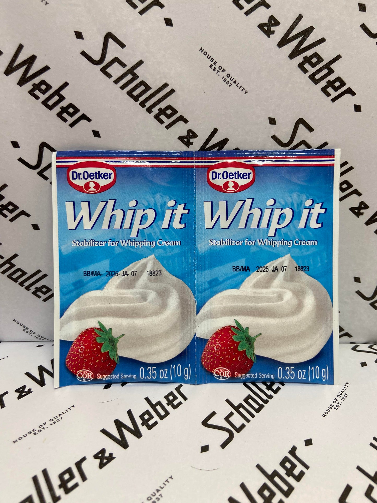 Dr. Oetker Whip it 2 - 0.35 oz packs - Schaller & Weber