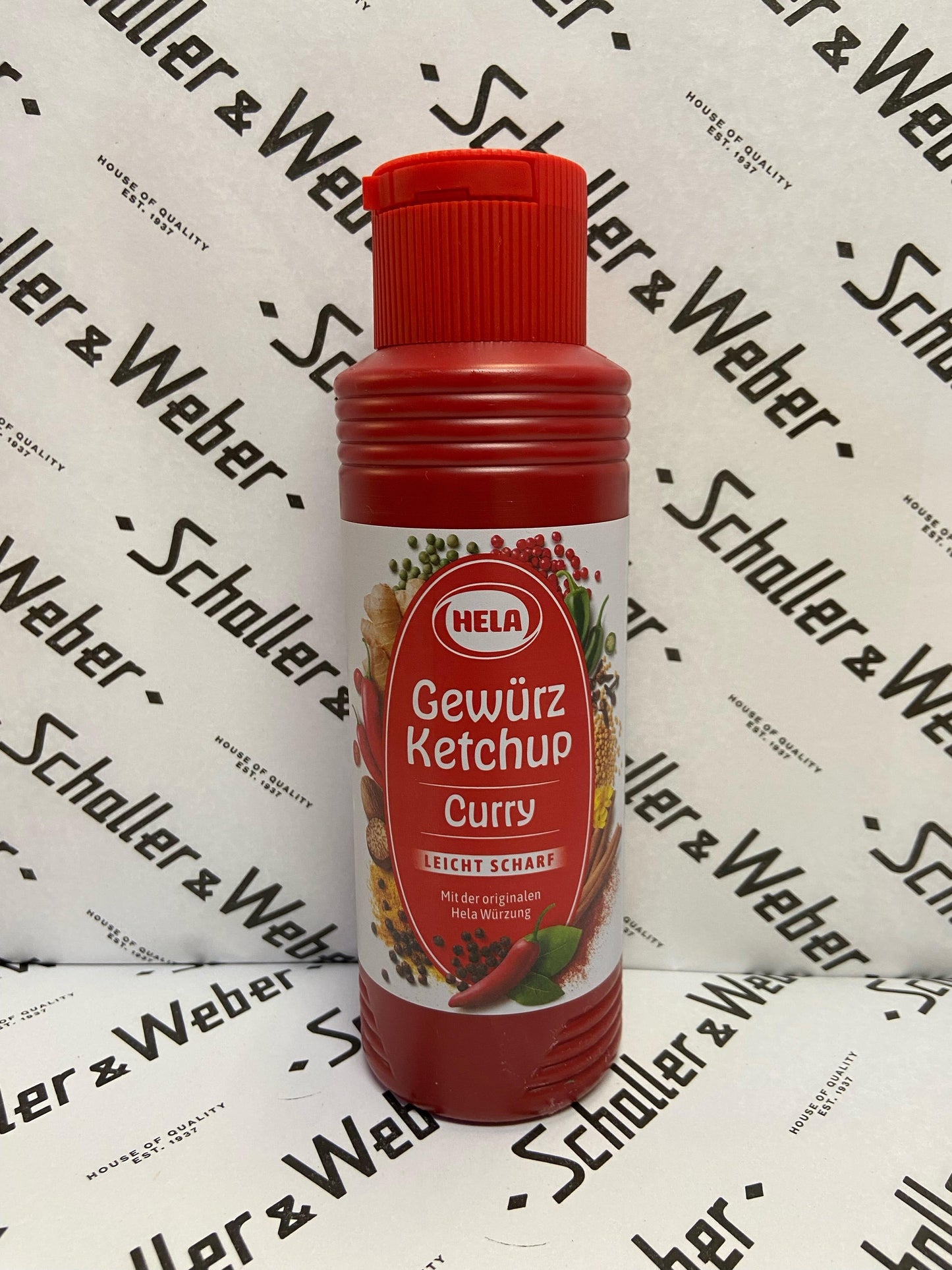 Hela Gewürz Ketchup Curry Leicht Scharf 300 ml - Schaller & Weber