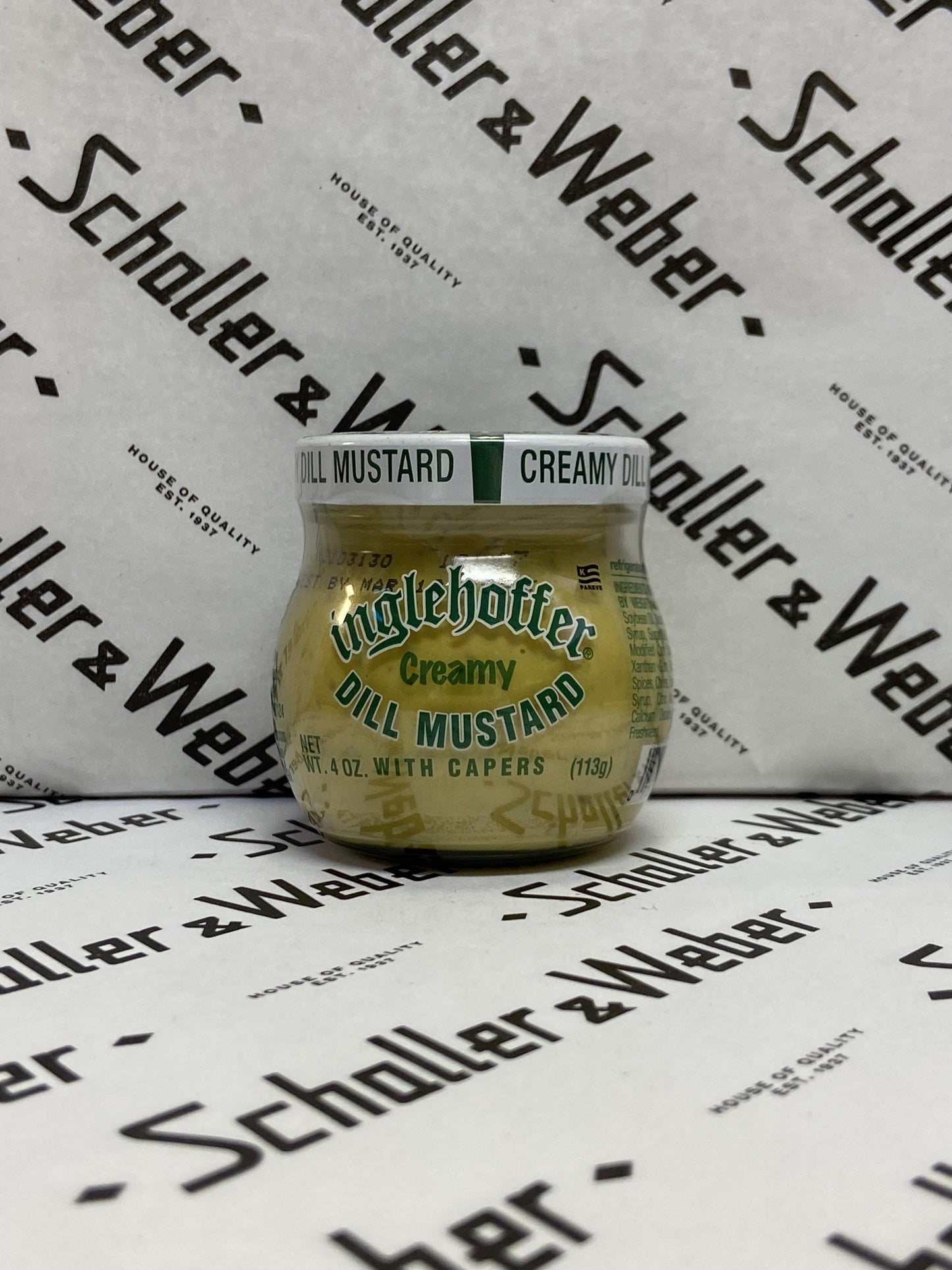 Inglehoffer Creamy Dill Mustard with Capers 4 oz - Schaller & Weber