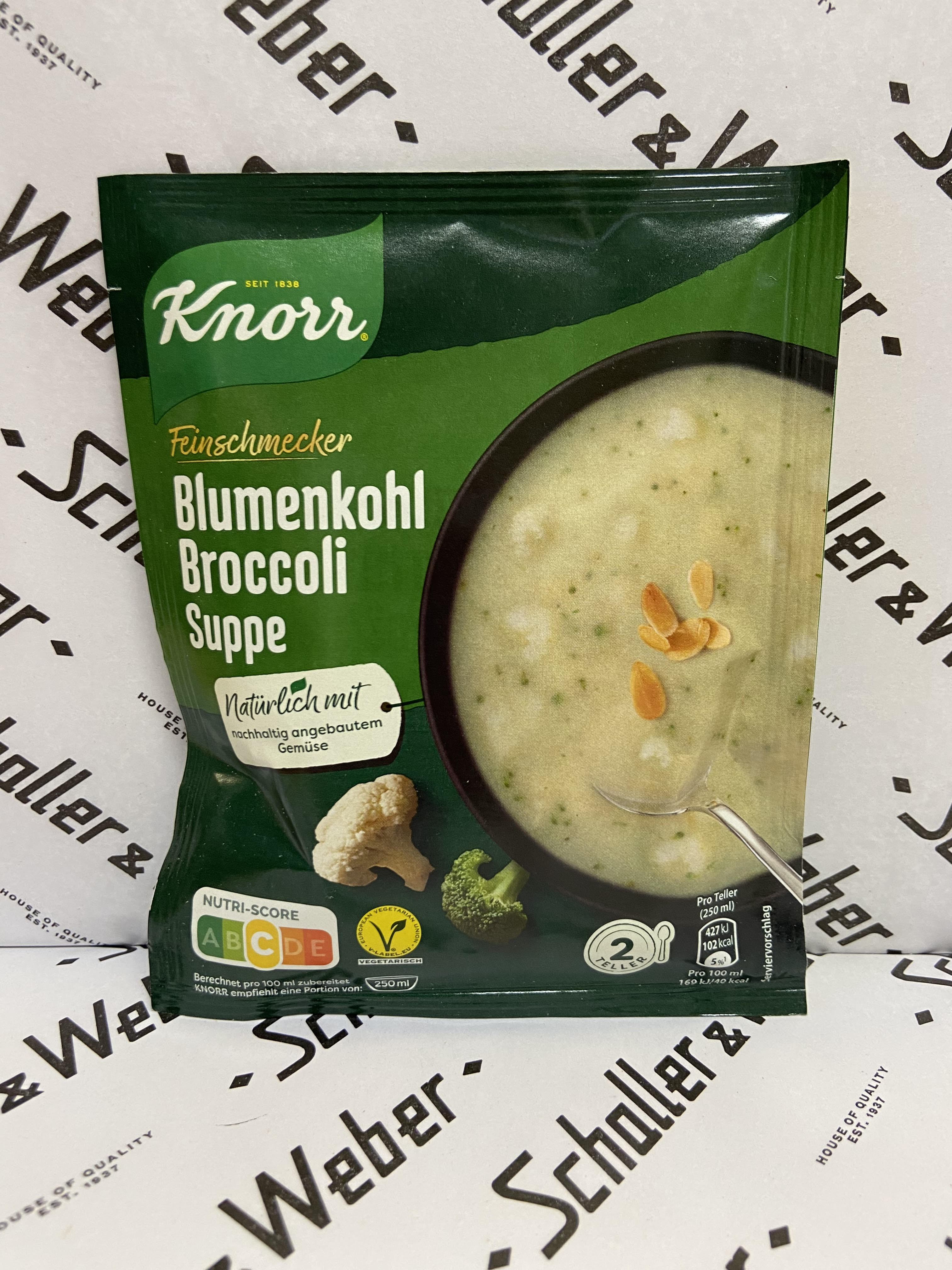 Knorr Blumenkohl Broccoli Suppe Fix 250 ml Knorr Blumenkohl Broccoli Suppe Fix 250 ml