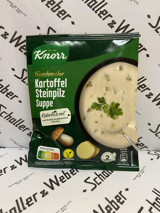 Knorr Kartoffel Steinpilz Suppe 500 ml - Schaller & Weber