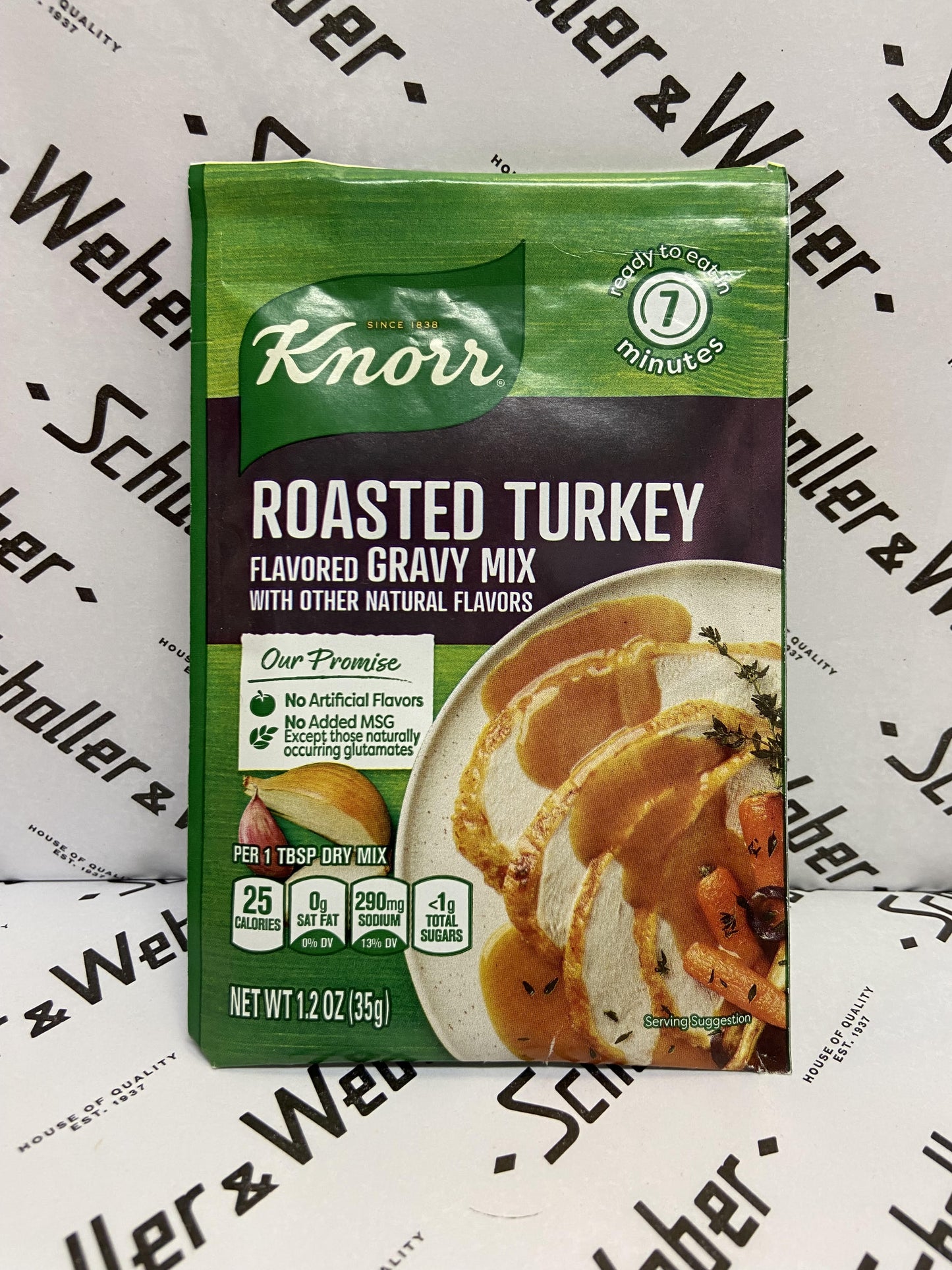 Knorr Roasted Turkey Flavored Gravy Mix 1.2 oz - Schaller & Weber