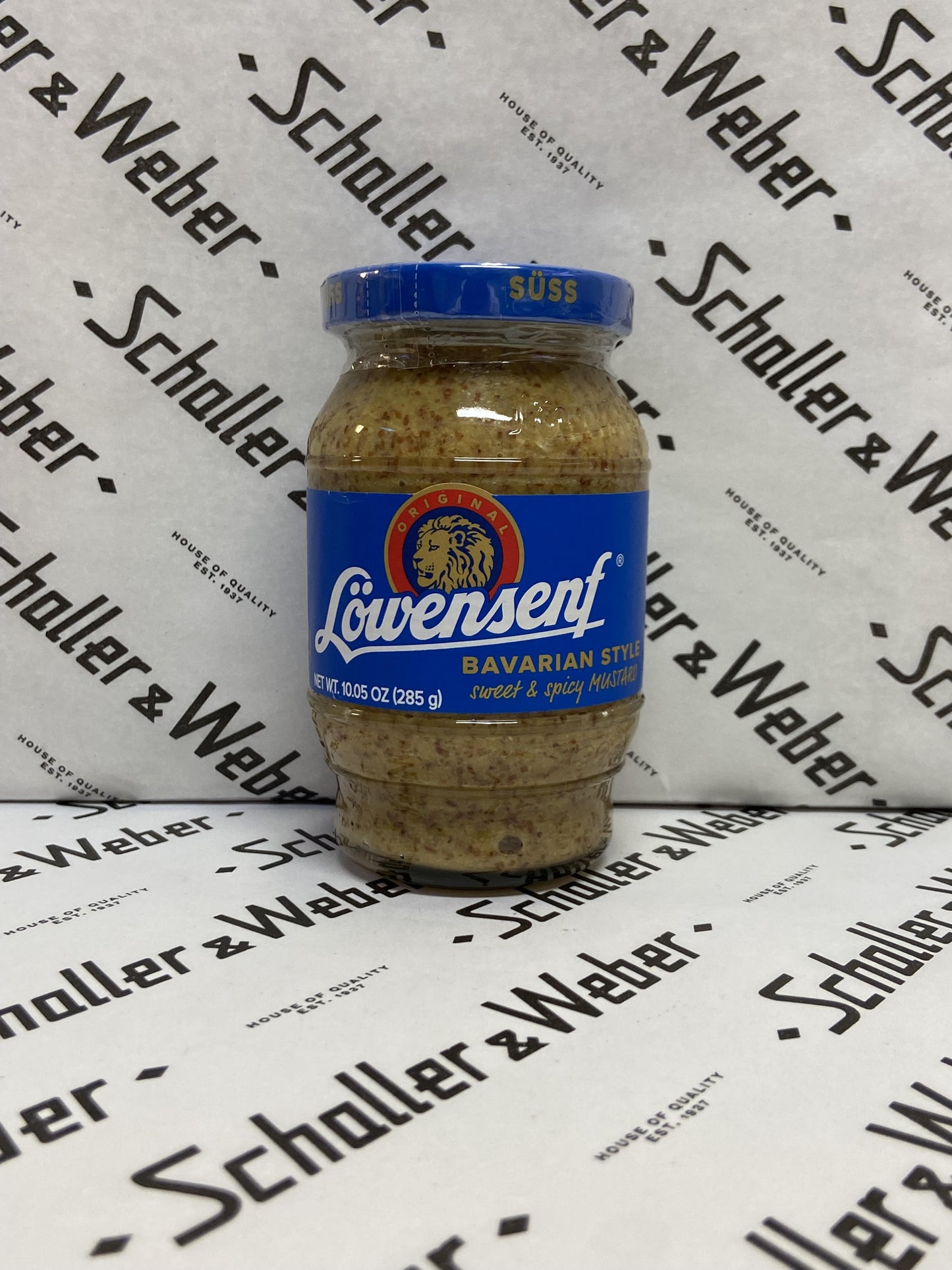 Löwensenf Bavarian Style Sweet & Spicy Mustard 10.05 - Schaller & Weber