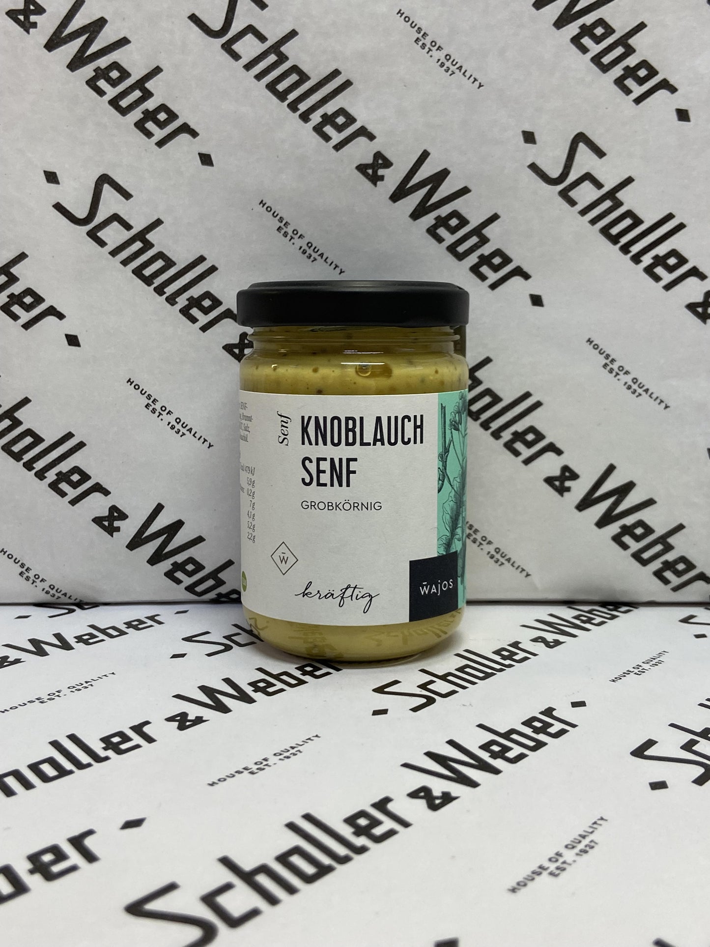 Wajos Knoblauch Senf 140 ml - Schaller & Weber