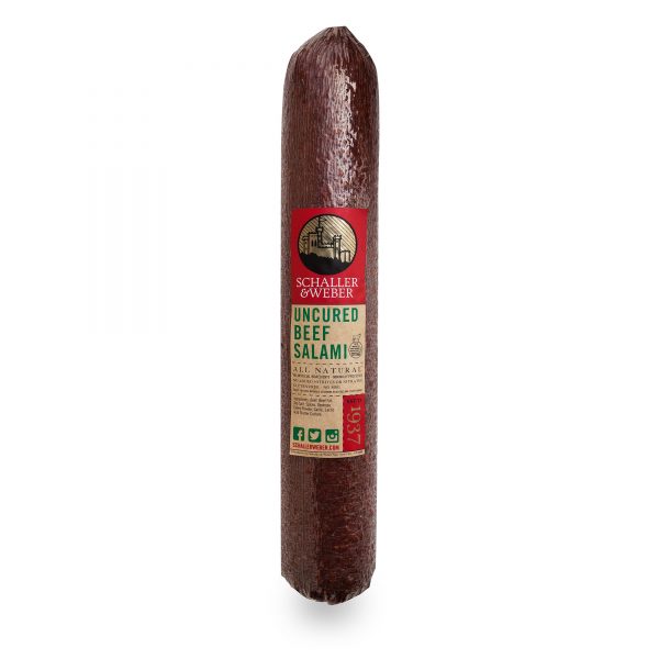 Uncured Beef Salami - Schaller & Weber