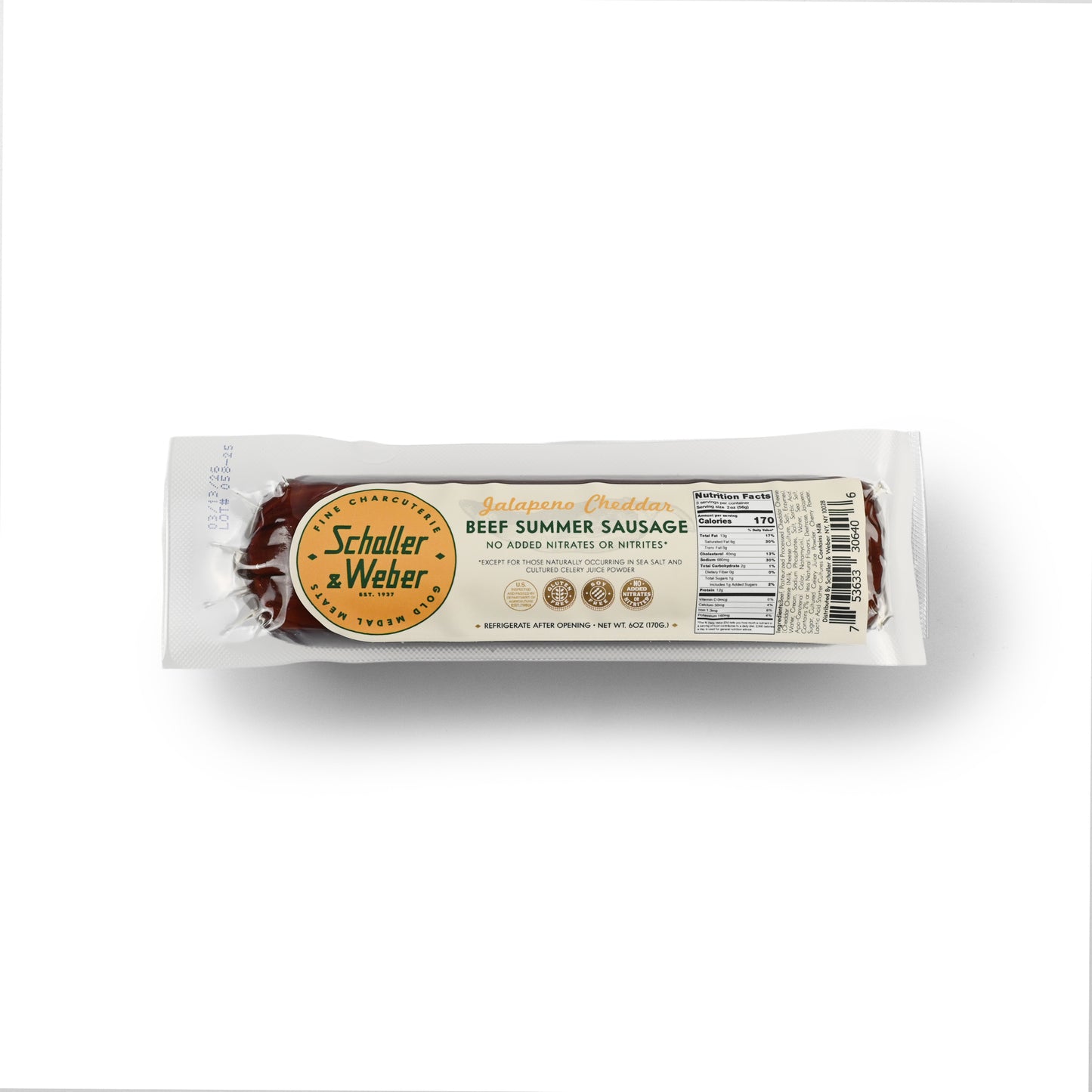 Jalapeño Cheddar Beef Summer Sausage