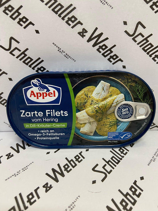 Appel Zarte Filets vom Hering in Dill - Kräuter - Creme 200g - Schaller & Weber