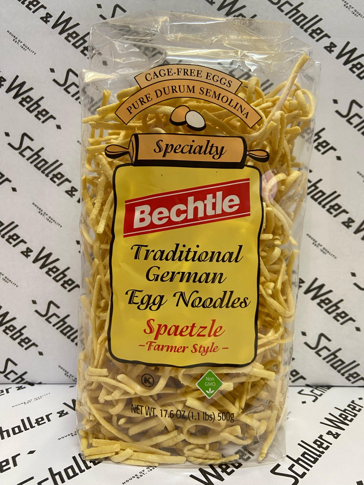 Bectole Organic BECHTLE Egg Spaetzle Bavarian Style 17.6 OZ, 3 Pk Egg Noodles
