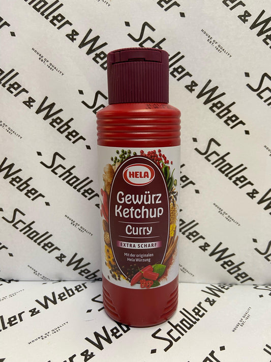 Hela Gewürz Ketchup Curry Extra Scharf 300 ml - Schaller & Weber