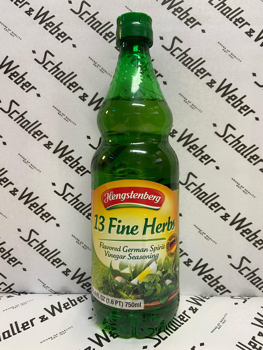 Hengstenberg 13 Fine Herbs Flavored German Spirit Vinegar Seasoning 25.4 oz - Schaller & Weber