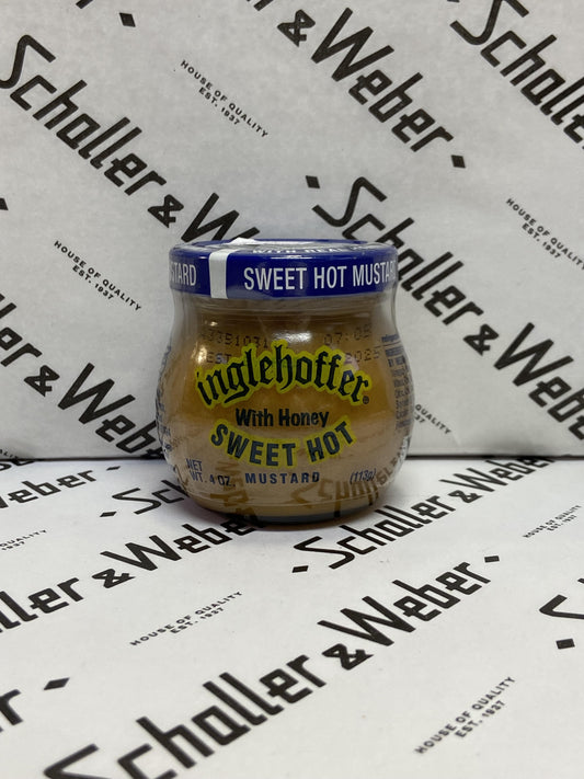 Inglehoffer Sweet Hot Mustard with Honey 4 oz - Schaller & Weber