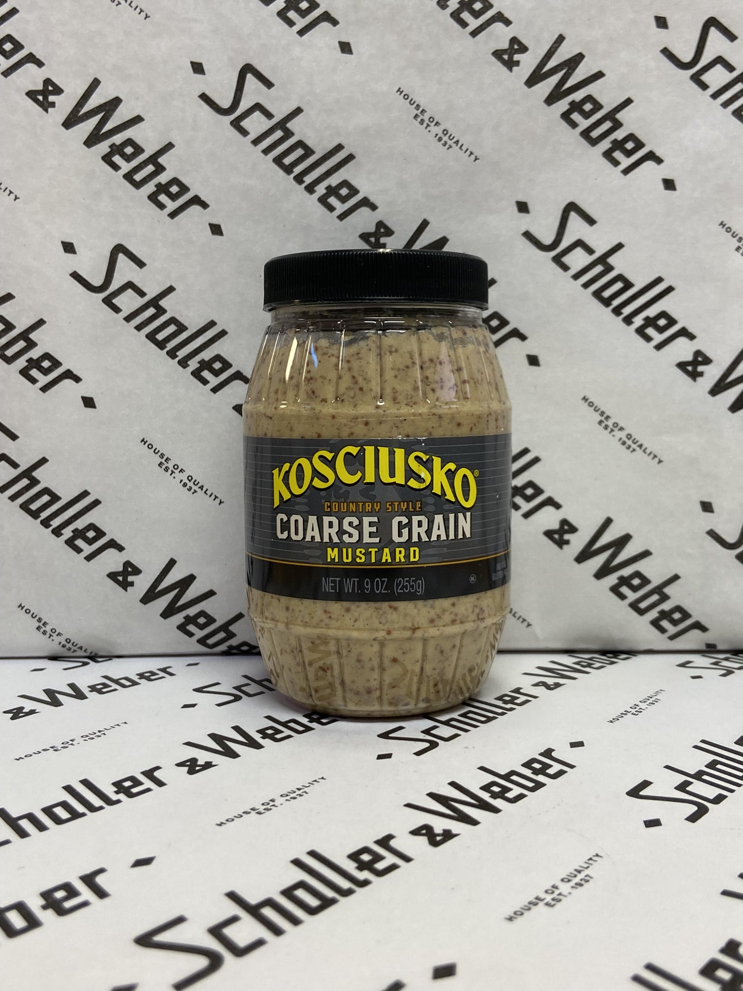 Kosciusko Country Style Coarse Grain Mustard 9 oz - Schaller & Weber