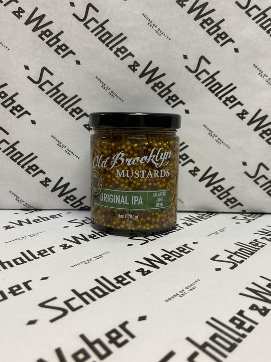Old Brooklyn Original IPA Mustard 6 oz - Schaller & Weber