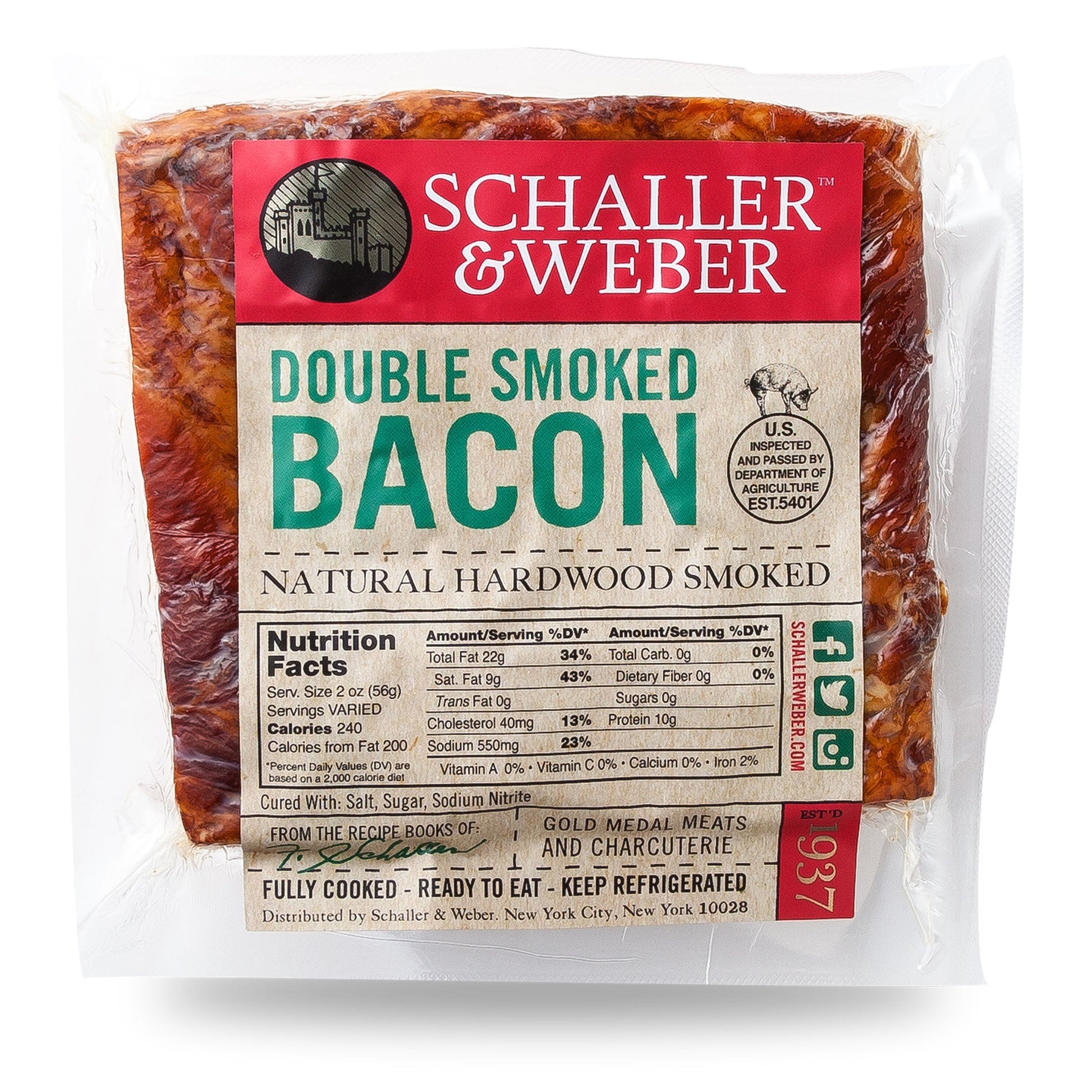 Double Smoked Bacon - Schaller & Weber