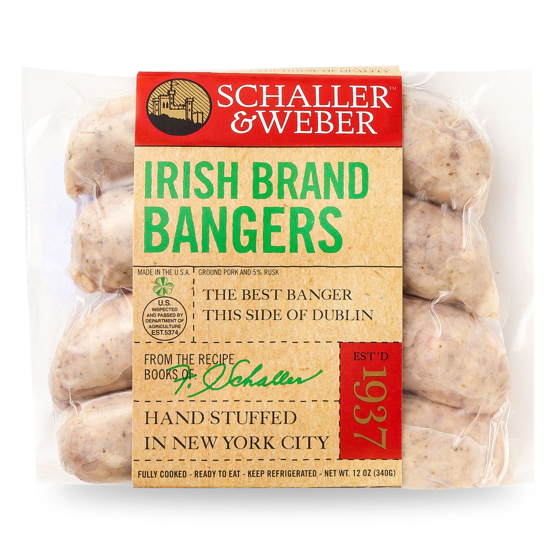 Irish Brand Bangers - Schaller & Weber