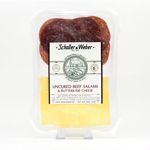 Uncured Beef Salami & Butterkäse Cheese - Schaller & Weber