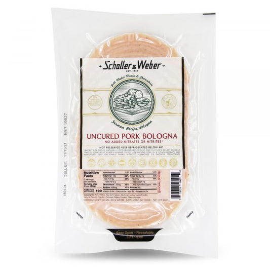 Uncured Pork Bologna - Schaller & Weber